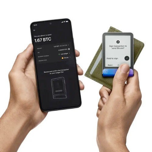 Ledger Flex – Includes Recovery Key (Neptune Blue) - EcomToros