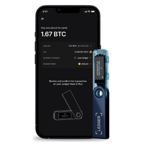 Ledger Nano S Plus – Secure Crypto Wallet (Neptune Blue) - EcomToros